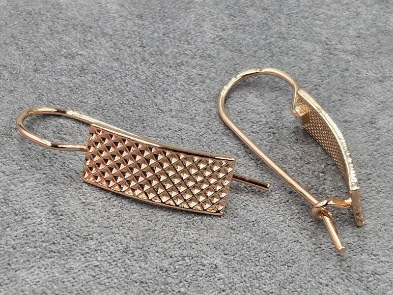 Сережки Fallon 9 мм висота 32 мм англійський замок