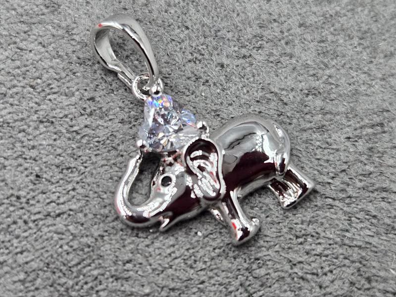 Кулон Xuping 16 мм висота 23 мм родій