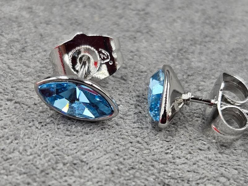 Гвоздики 5*9 мм Xuping (Swarovski) родій