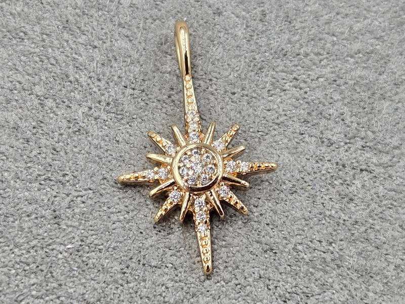 Кулон Xuping 15 мм висота 25 мм колір 18к