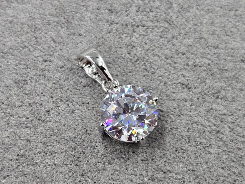 Кулон Xuping 8 мм висота 17 мм родій