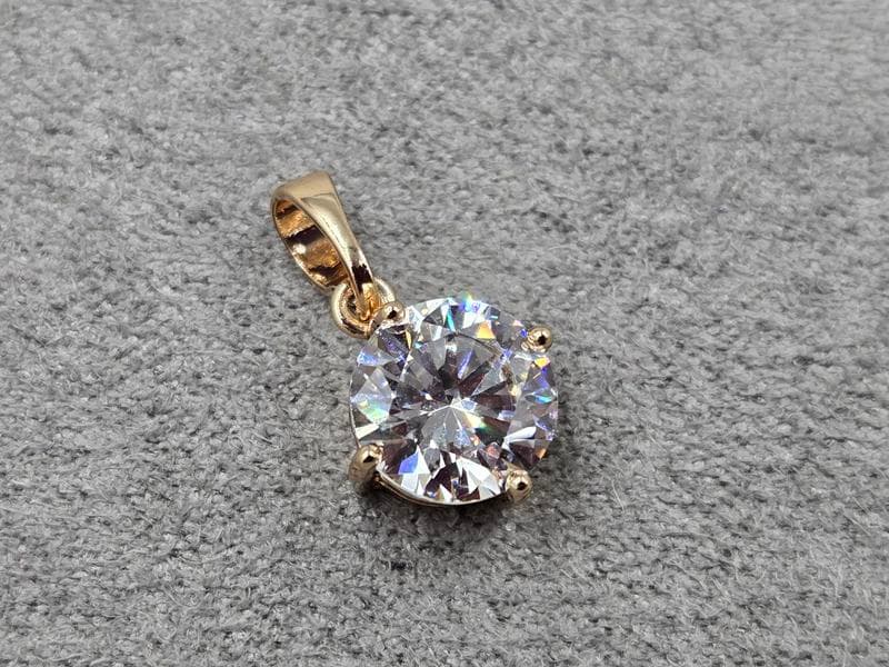 Кулон Xuping 8 мм висота 17 мм колір 18к