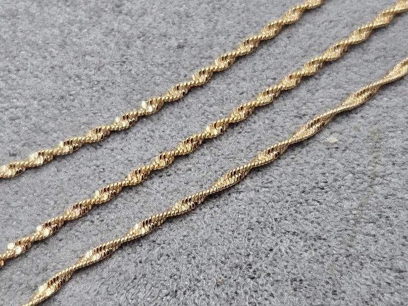 Ланцюг Xuping 1,3 мм довжина 45 см колір золото