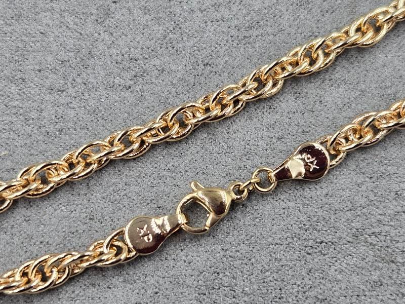 Ланцюг Xuping 4,5 мм довжина 60 см колір золото