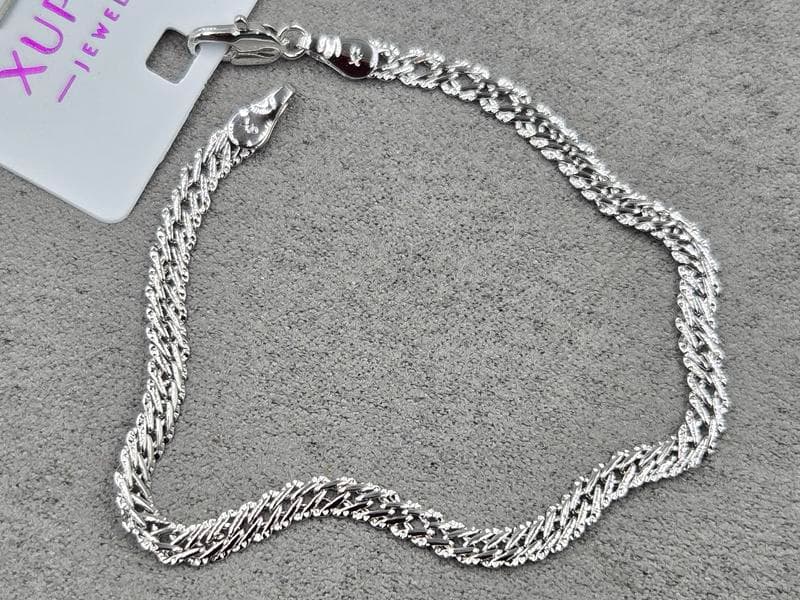 Браслет Xuping 4 мм довжина 19 см родій