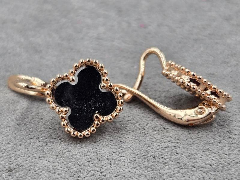 Сережки Fallon 12 мм покриття на перламутрі висота 17 мм англійський замок