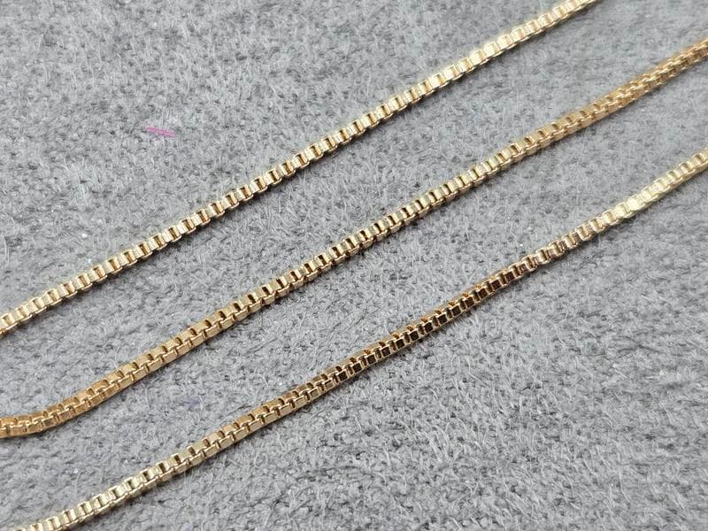 Ланцюг Xuping 1 мм довжина 60 см колір золото