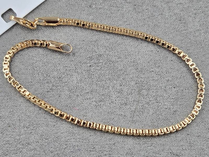 Браслет Xuping 2 мм довжина 20 см колір золото