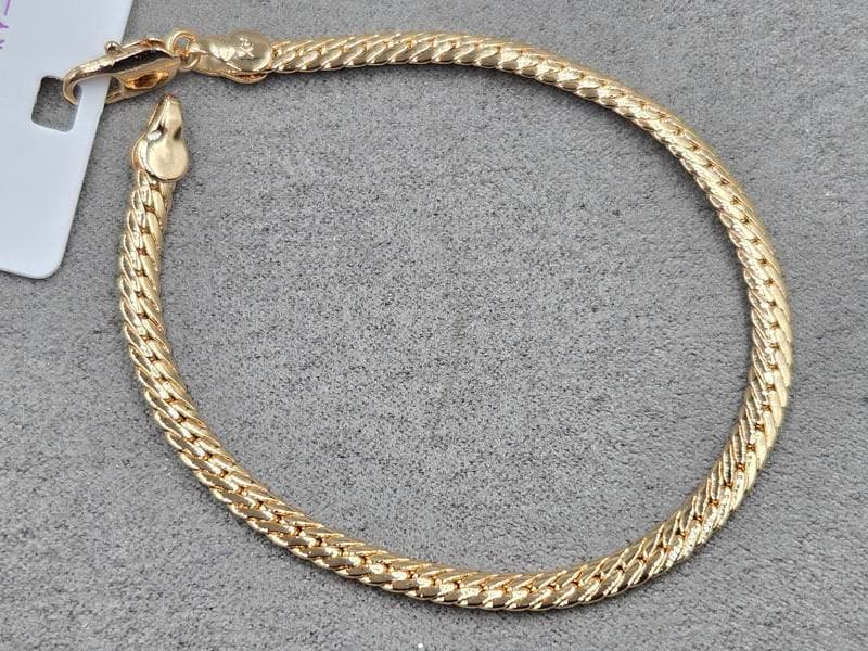 Браслет Xuping 4 мм довжина 19 см колір золото