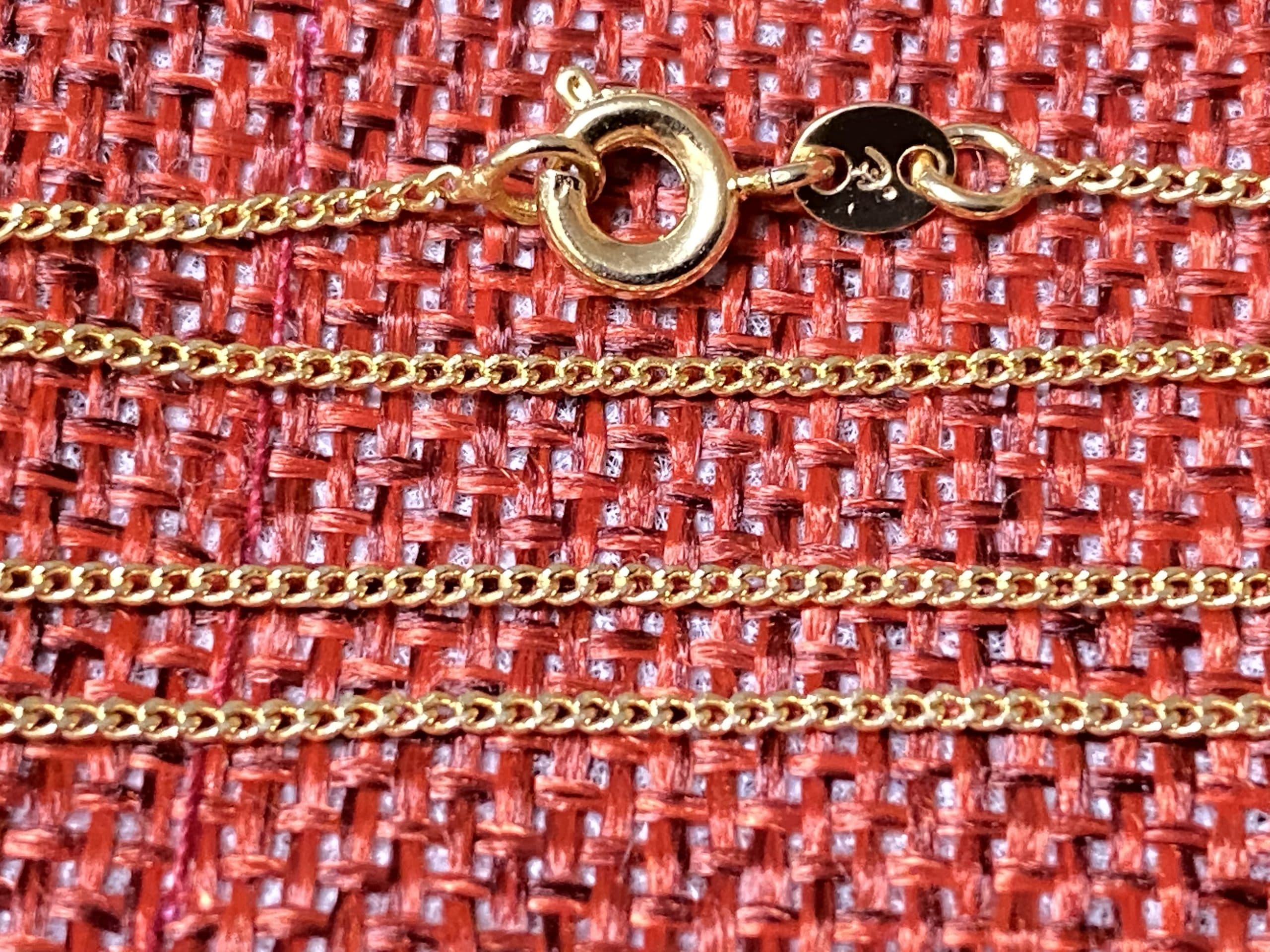 Ланцюжок Xuping д. 60 см ш. 1 мм (позолота 18к)