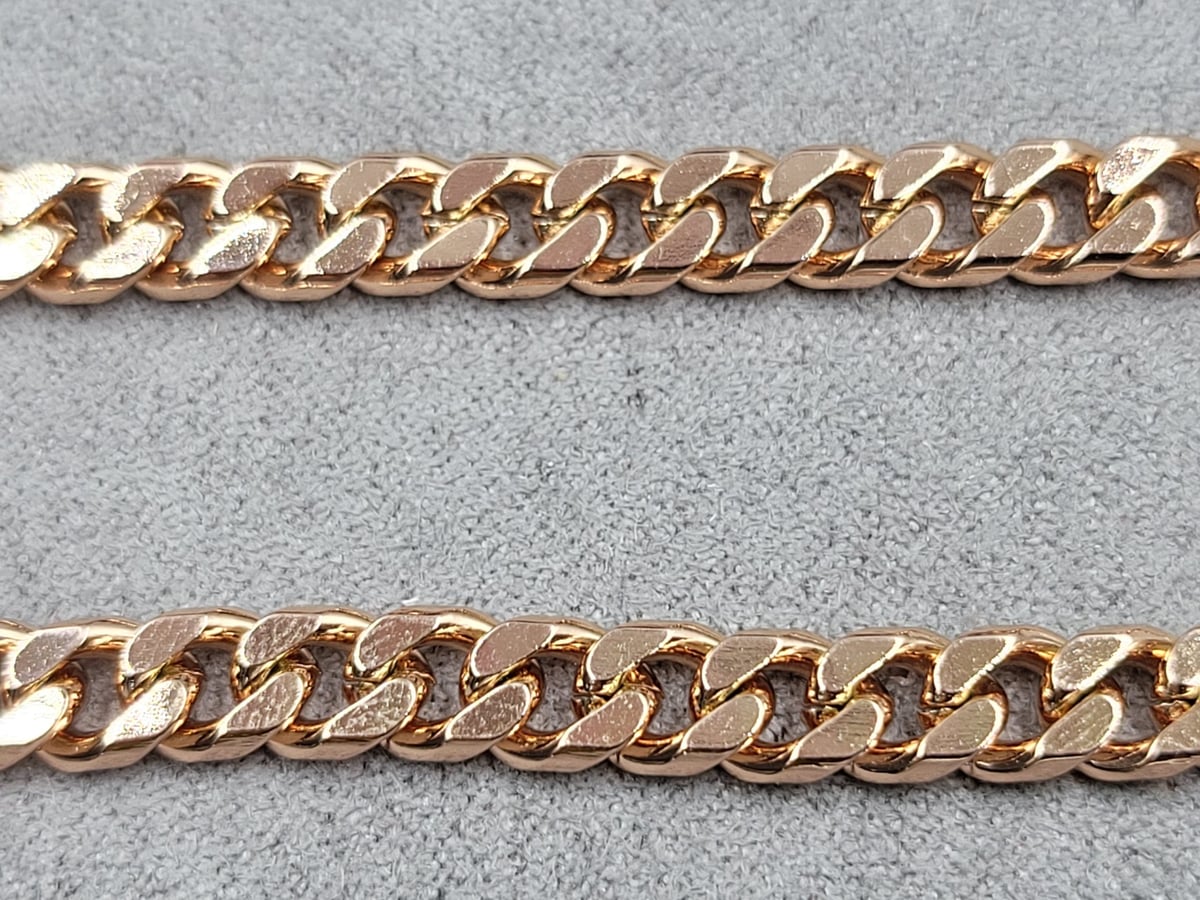 Ланцюжок Xuping 5,5 мм д. 45 см червна позолота