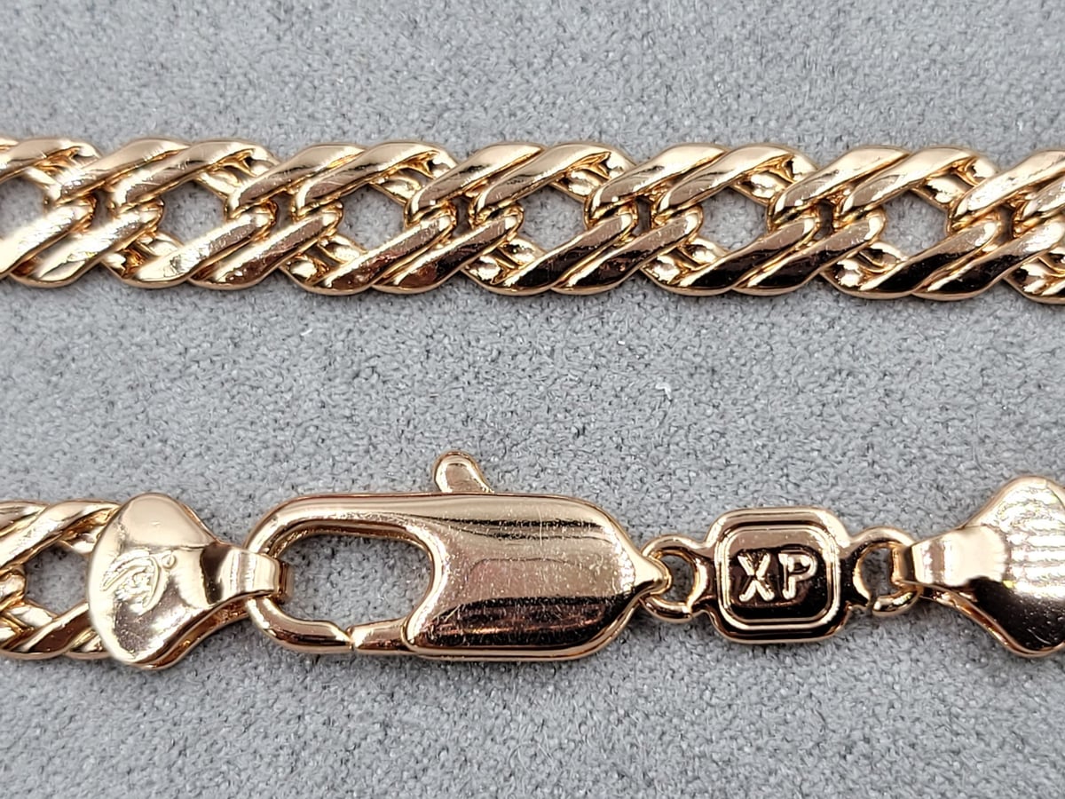 Ланцюжок Xuping 7,4 мм довжина 50 см червона позолота