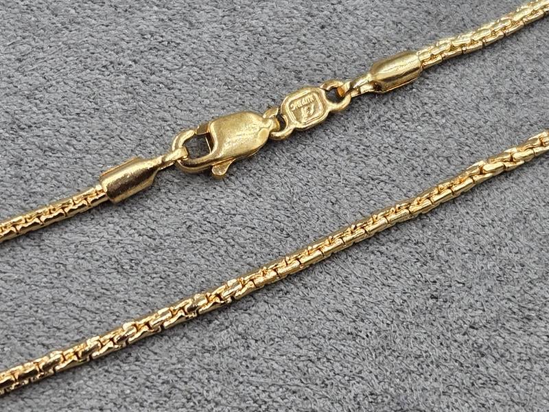 Цепь Xuping длина 45 см ширина 1,5 мм (позолота 18к)