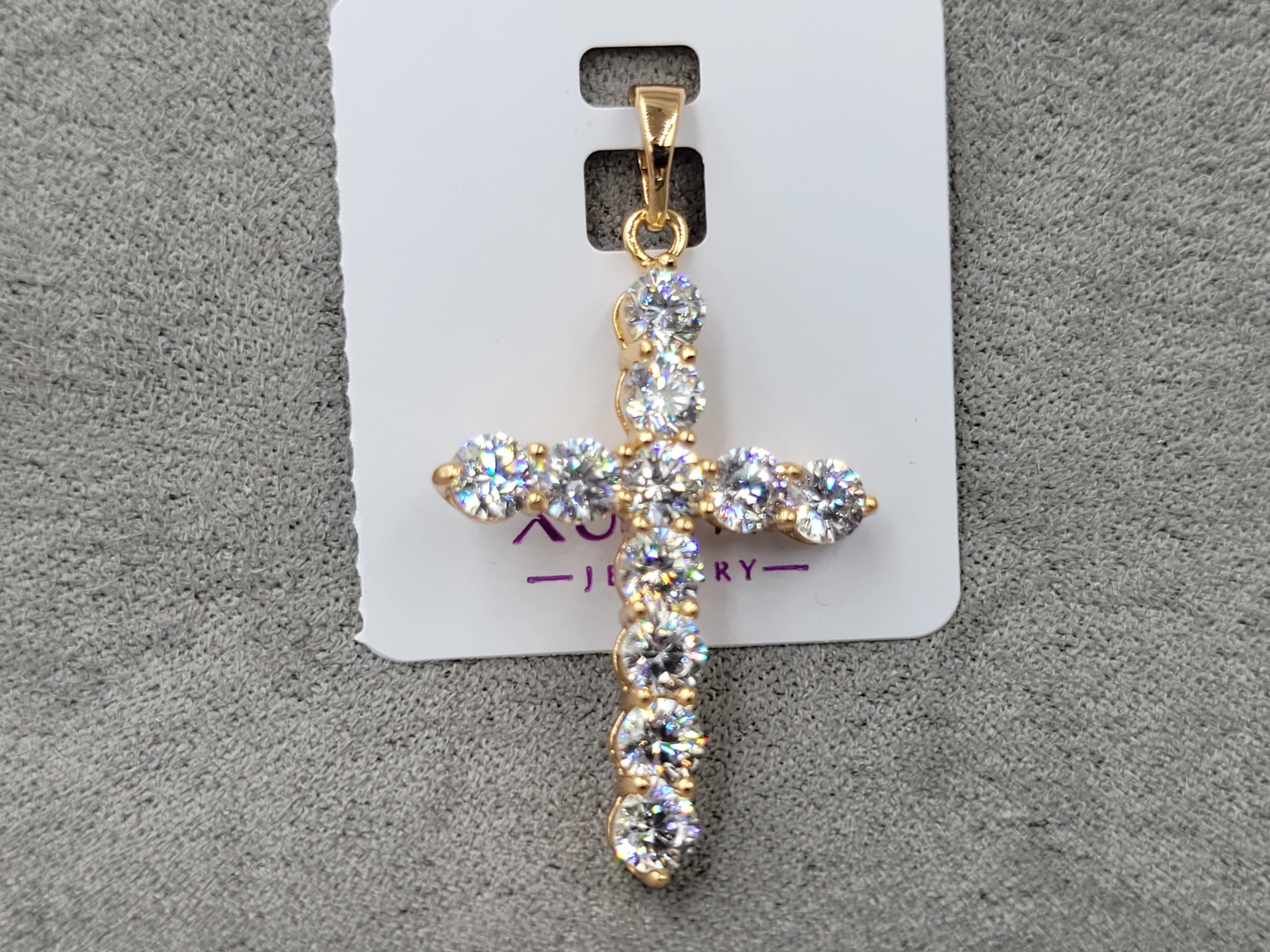 Хрестик Xuping 22 мм в. 38 позолота 18к