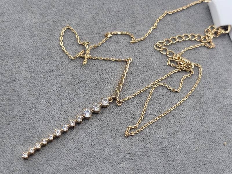 Колье Xuping д. 40+5 см 0,8 мм (позолота 18к)