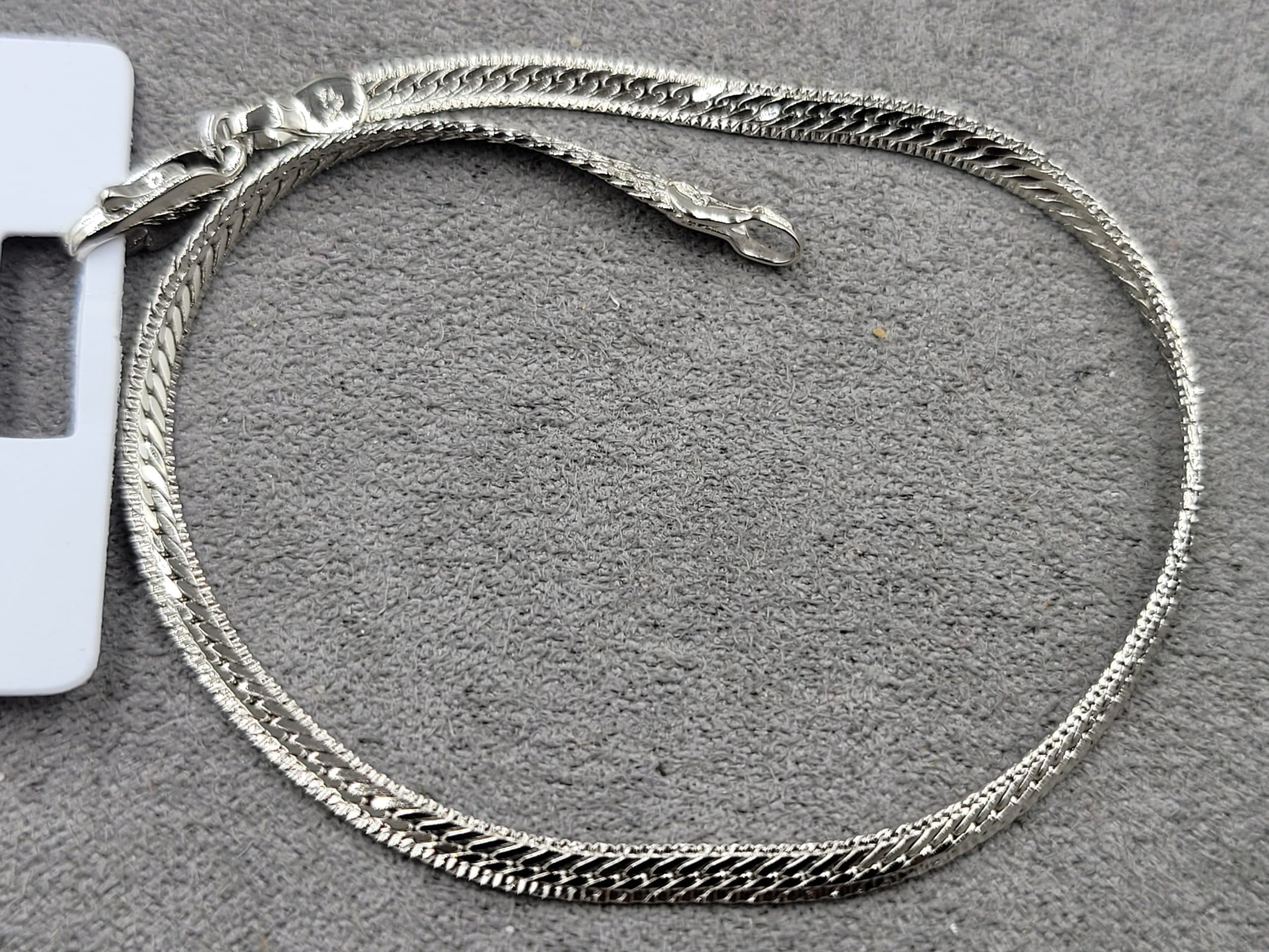 Браслет Xuping 2,7 мм длина 19 см родій