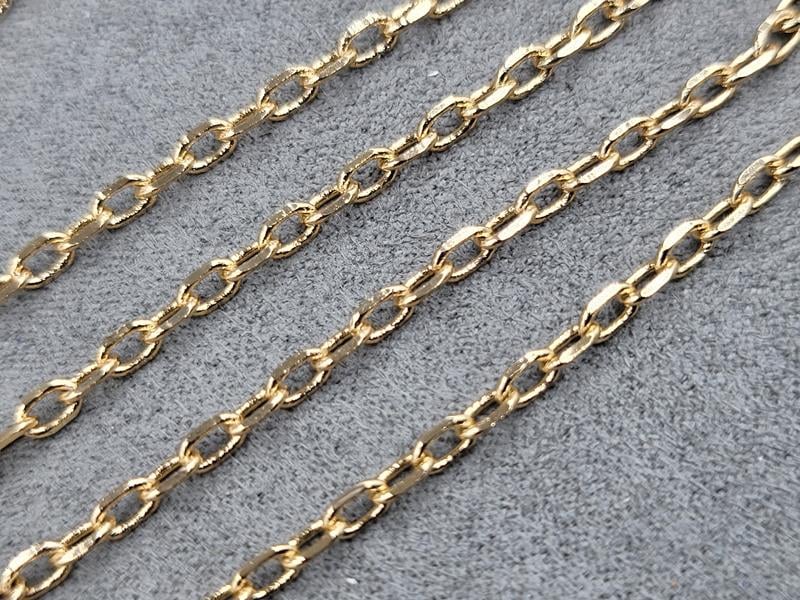 Ланцюг Xuping 3 мм довжина 45 см колір золото