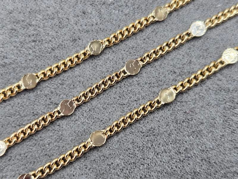 Ланцюг Xuping 3 мм довжина 45 см колір золото