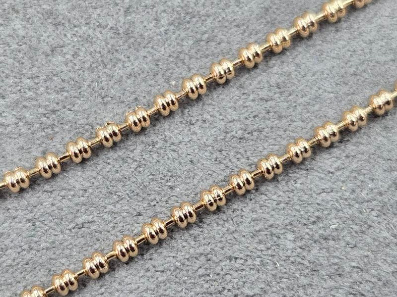 Ланцюг Xuping 2 мм довжина 45 см колір золото 18к