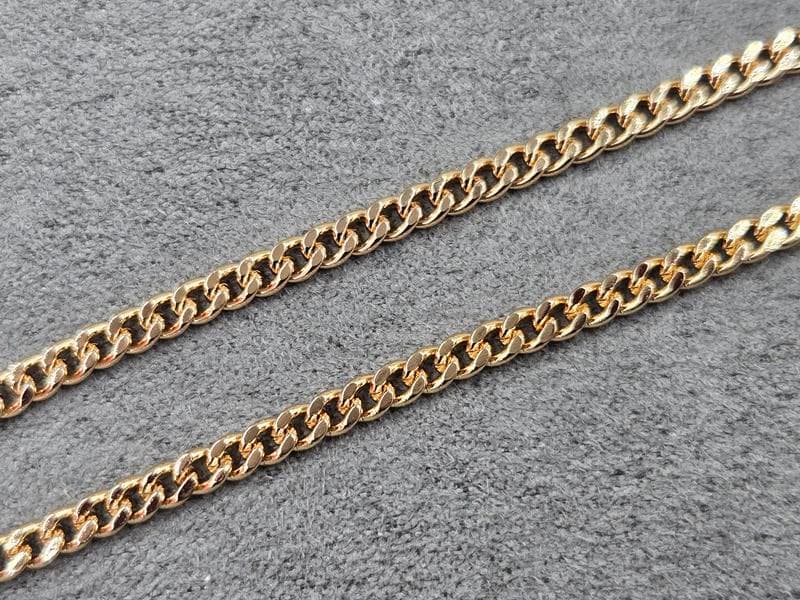 Ланцюг Xuping 3 мм довжина 60 см колір золото 18к