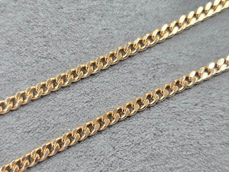 Ланцюг Xuping 3 мм довжина 55 см колір золото 18к