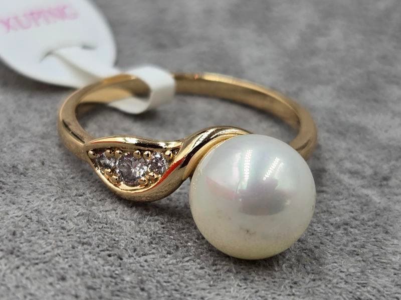 Каблучка Xuping 9 мм (16,17.18,19,20 розмір) колір 18к