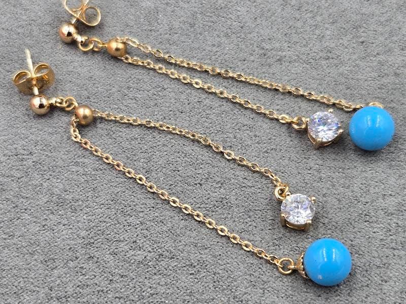 Гвоздики Xuping 8 мм довжина 8 см колір золото