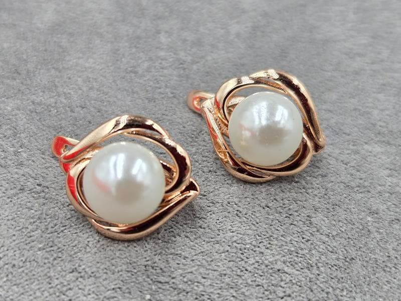 Сережки Fallon 14*16 мм англійський замок